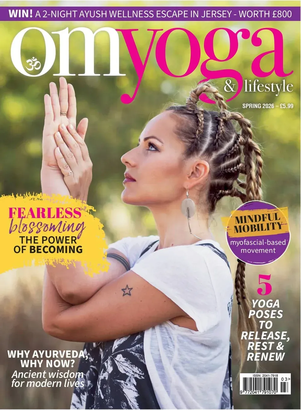 Spring 2026 issue of OM Yoga & Lifestyle Magazine