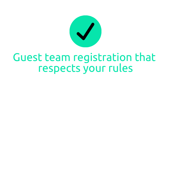 guest team registration