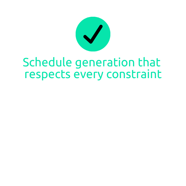 schedule generation