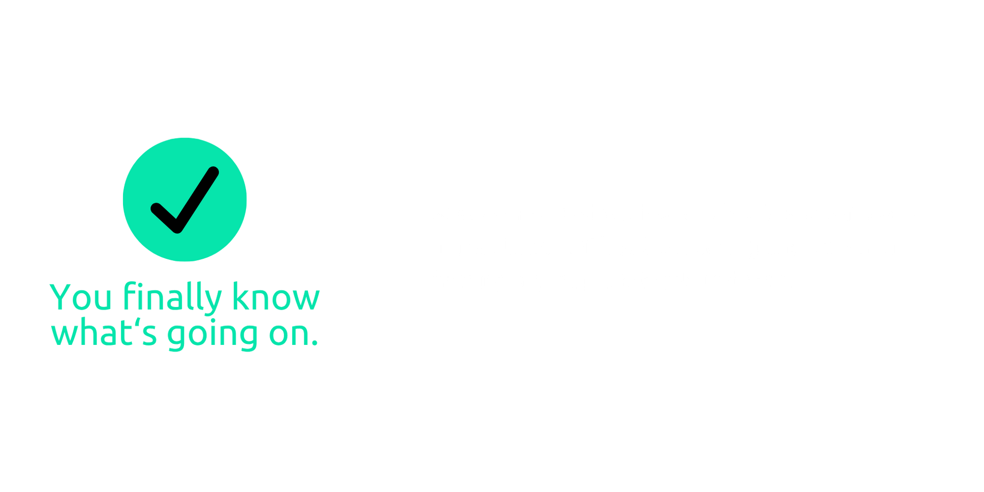 know what's going on