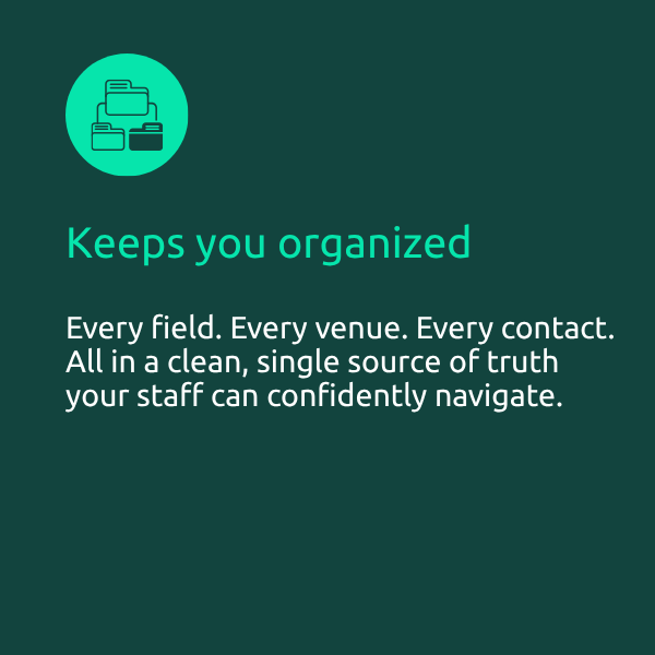 keeps you organized