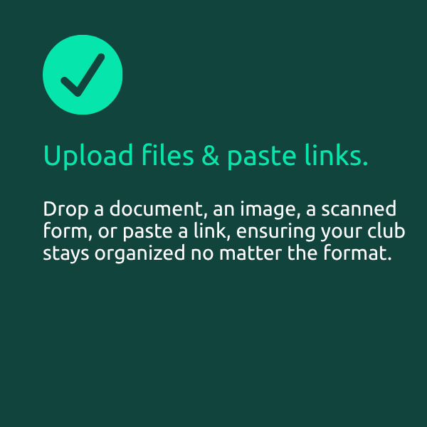 upload files and paste links