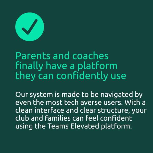 parents and coaches finally have a platform they can confidently use