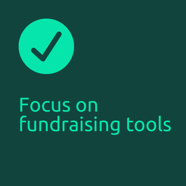 focus on fundraising tools