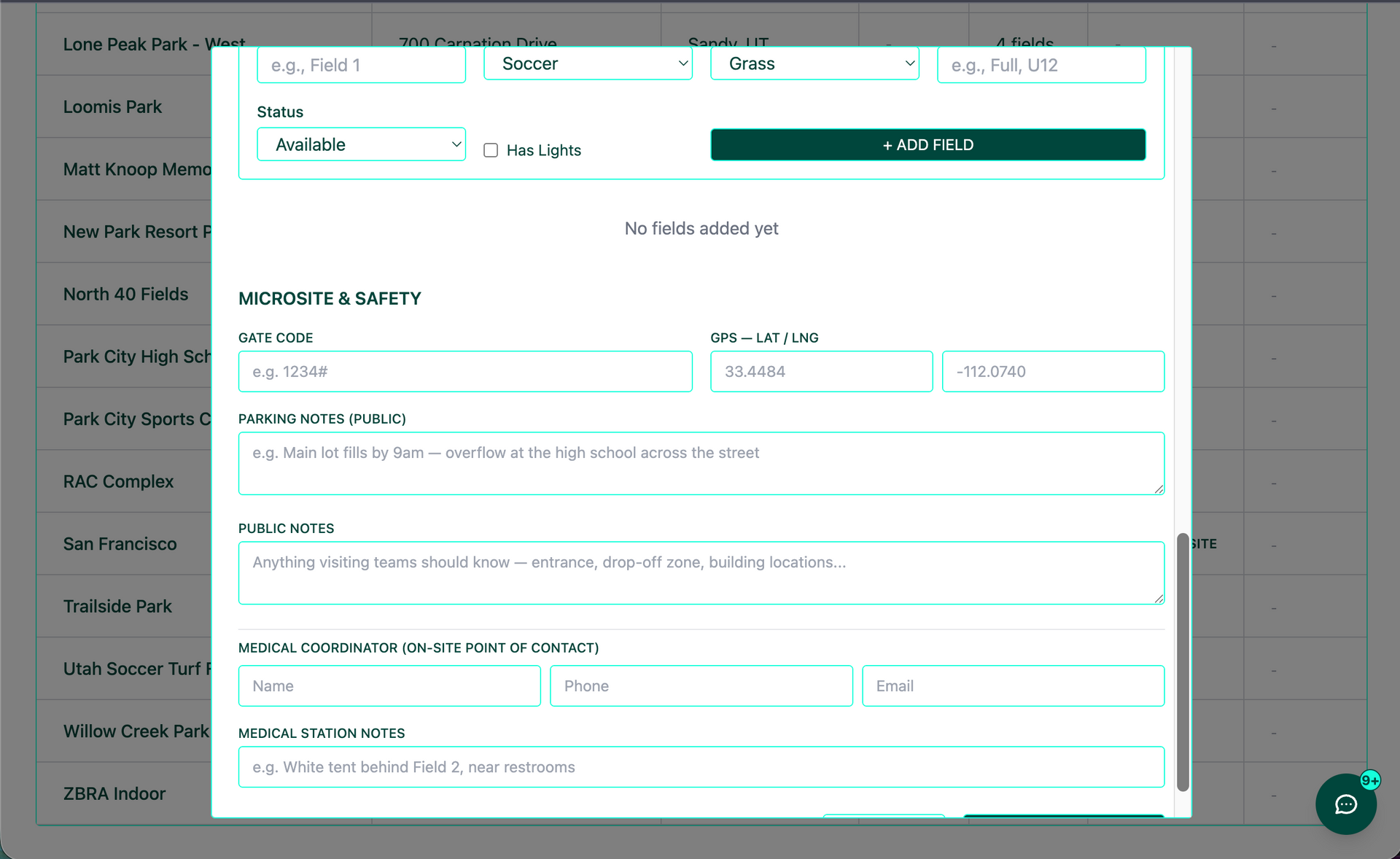 screenshot of TE