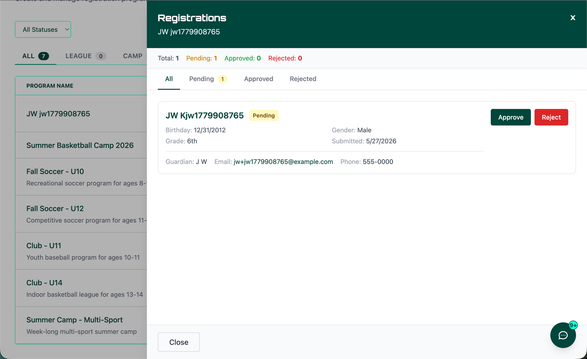 Screenshot of Page