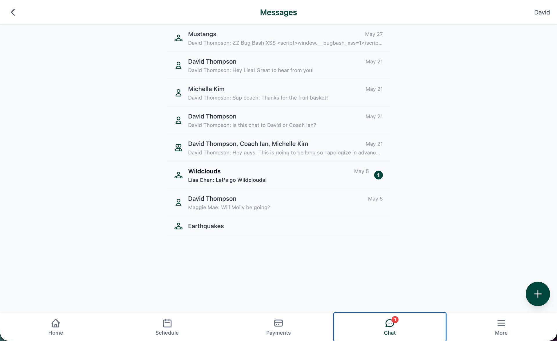 screenshot of TE