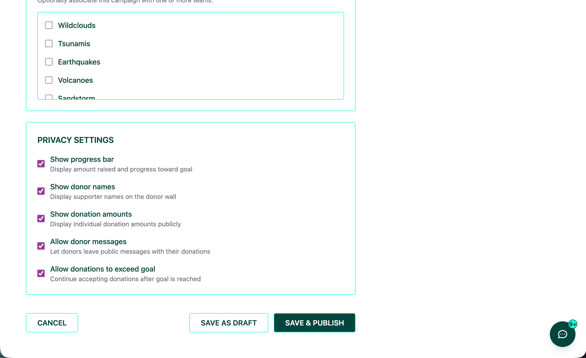 screenshot of TE