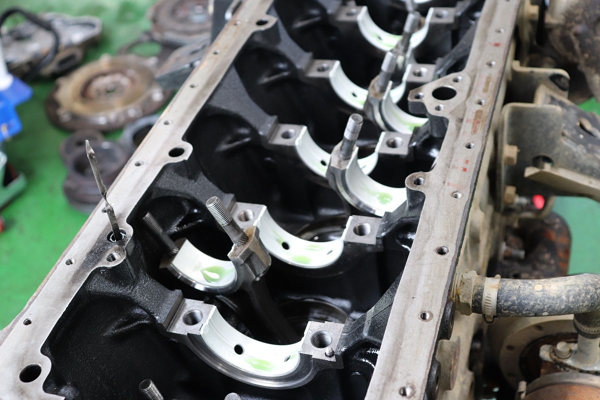 Engine Block With Installed Main Bearing Caps — Ballina Car Centre in Ballina, NSW