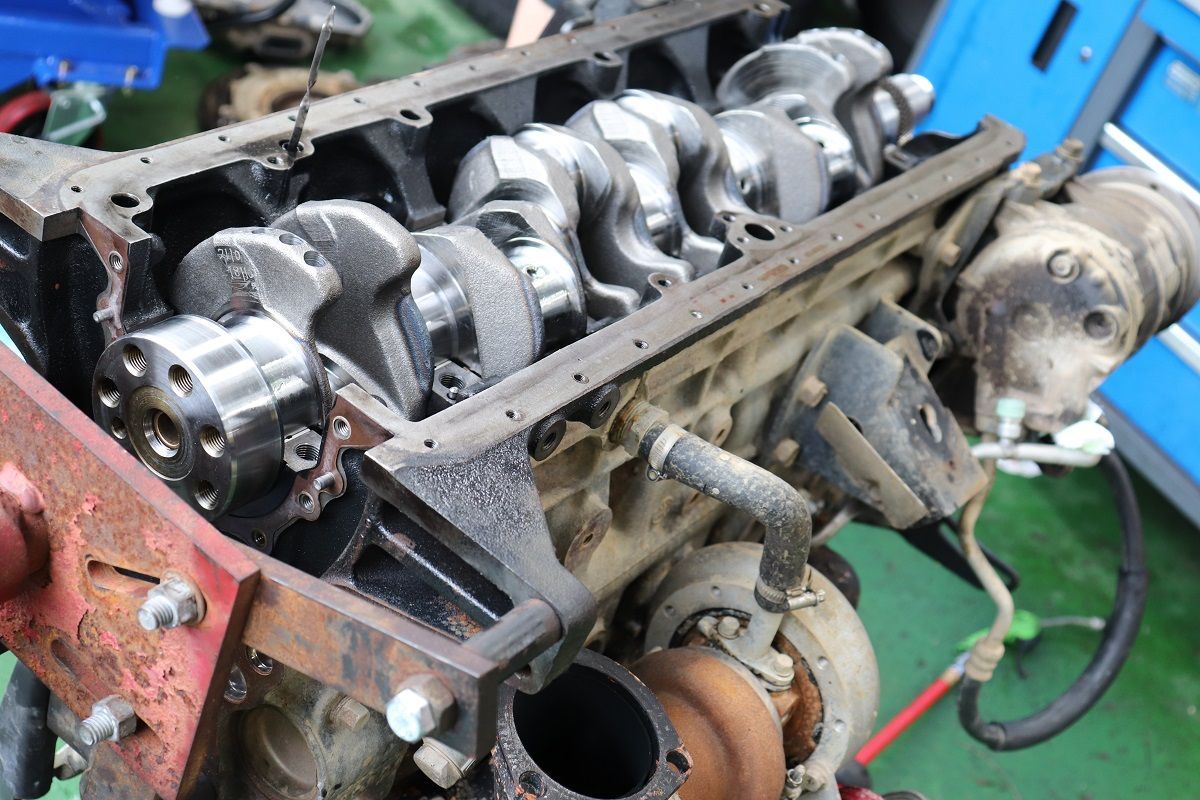 Engine Block With Crankshaft Exposed — Ballina Car Centre in Ballina, NSW