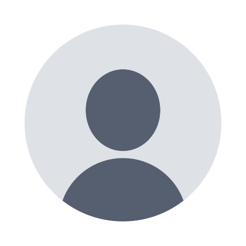 Generic user profile avatar icon in gray and navy blue on a light background