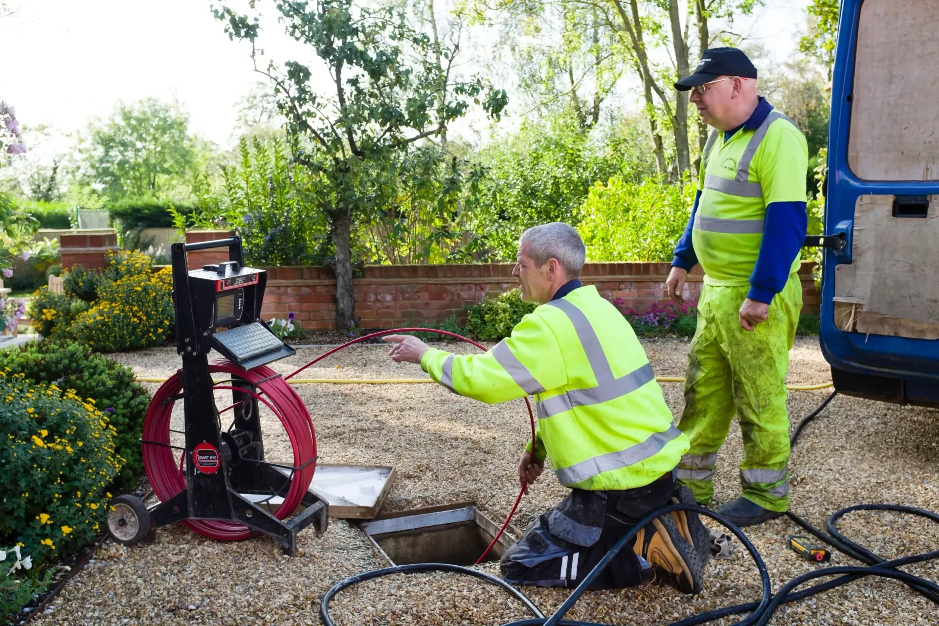 Just Drain Surveys conducting drain survey