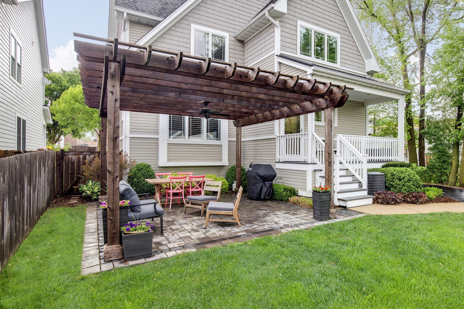 pergola in patio