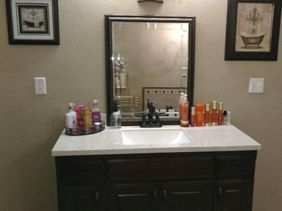 custom bathroom cabinets