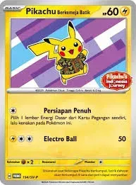 Sealed Pikachu Berkemeja Batik #154