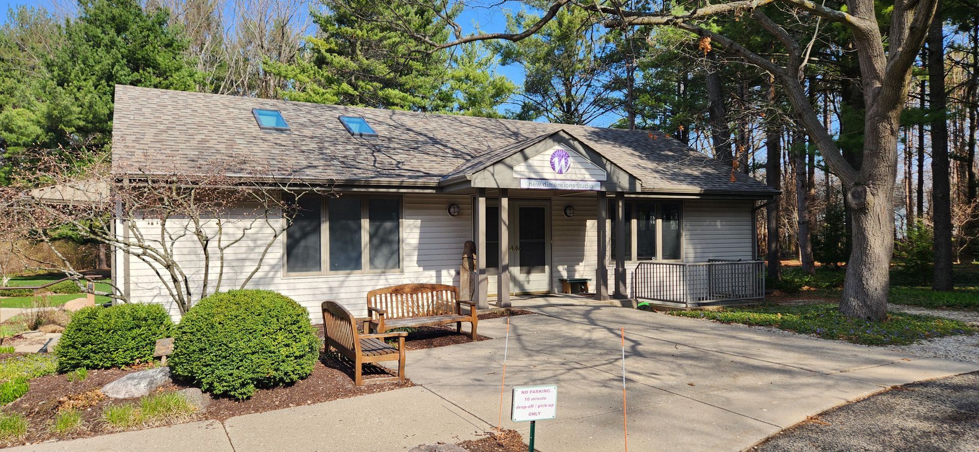 New Dimensions Studio building on the Womanspace campus