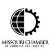 Missouri Chamber of Commerce and Industry logo with black gear and globe icon