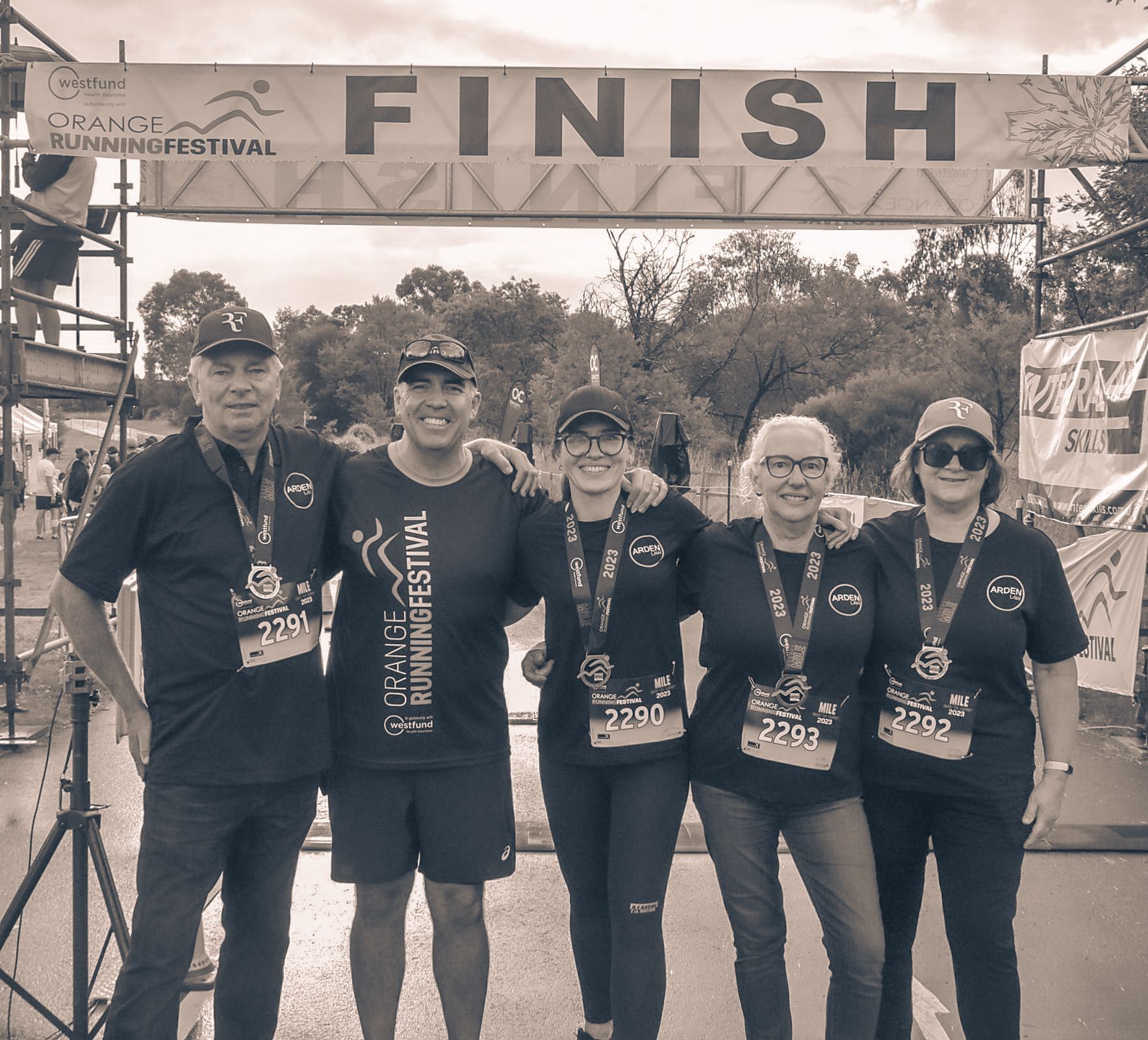 Arden Law team at Blayney Orange running festival