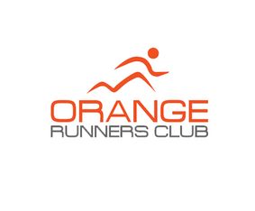 Orange Runners Club logo. Orange Runners Club community sponsorship by Arden Law