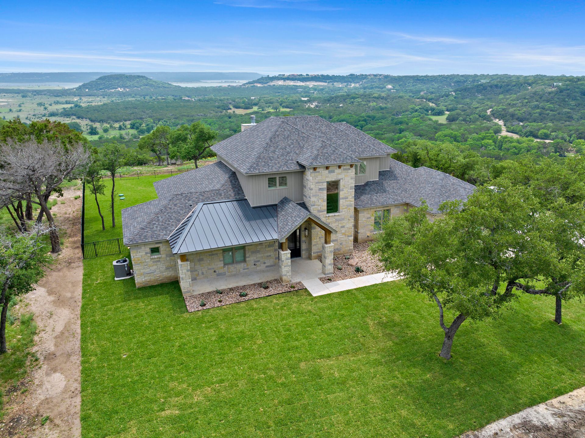 Custom residential home by Dusek & Powell in Central Texas