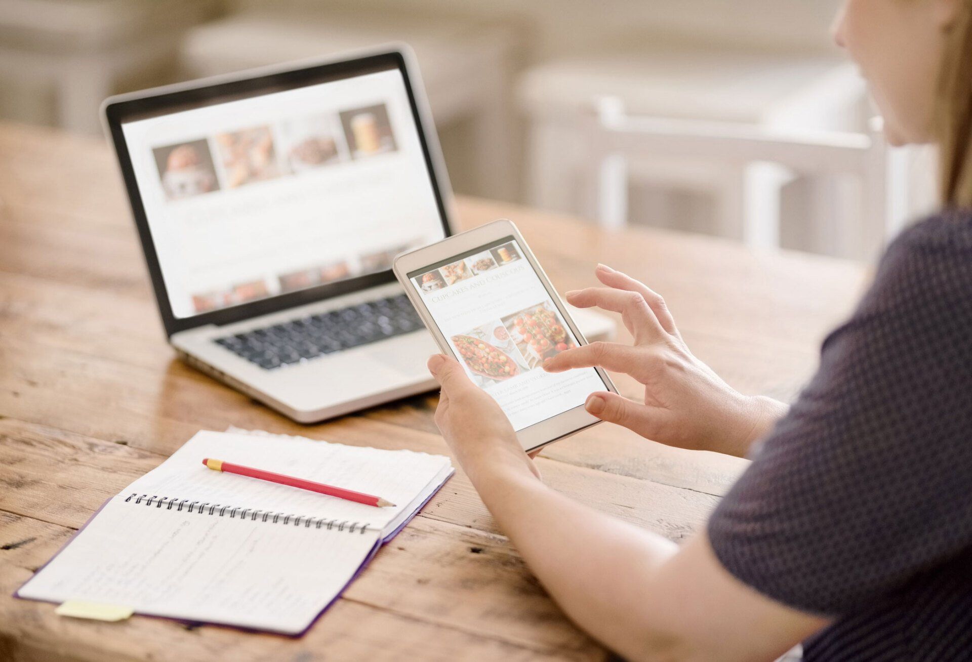 Woman Viewing Her Website | Sarasota, FL | Mapp Realty & Investment Co