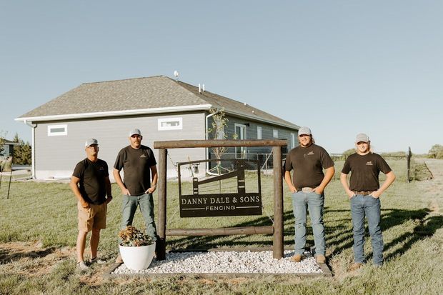 photo of the danny dale and sons fencing team