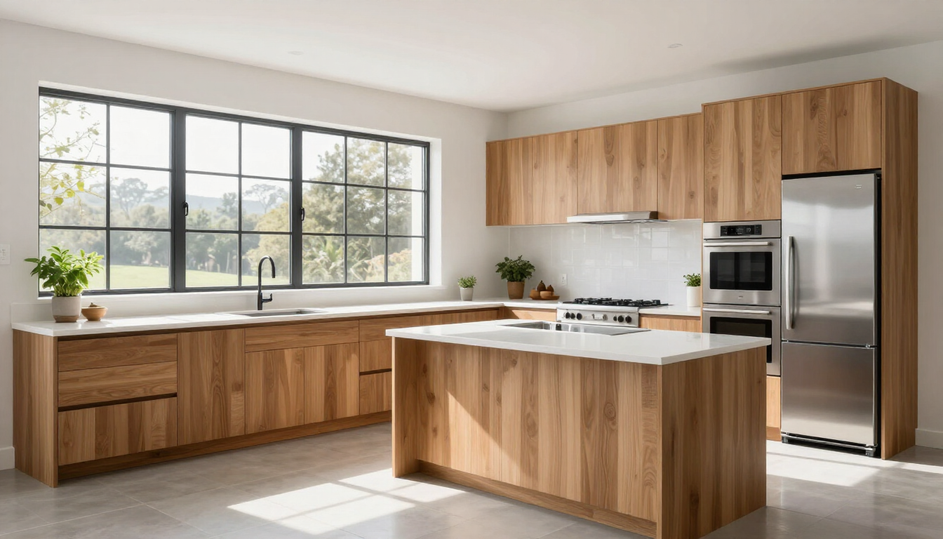 Modern clean kitchen