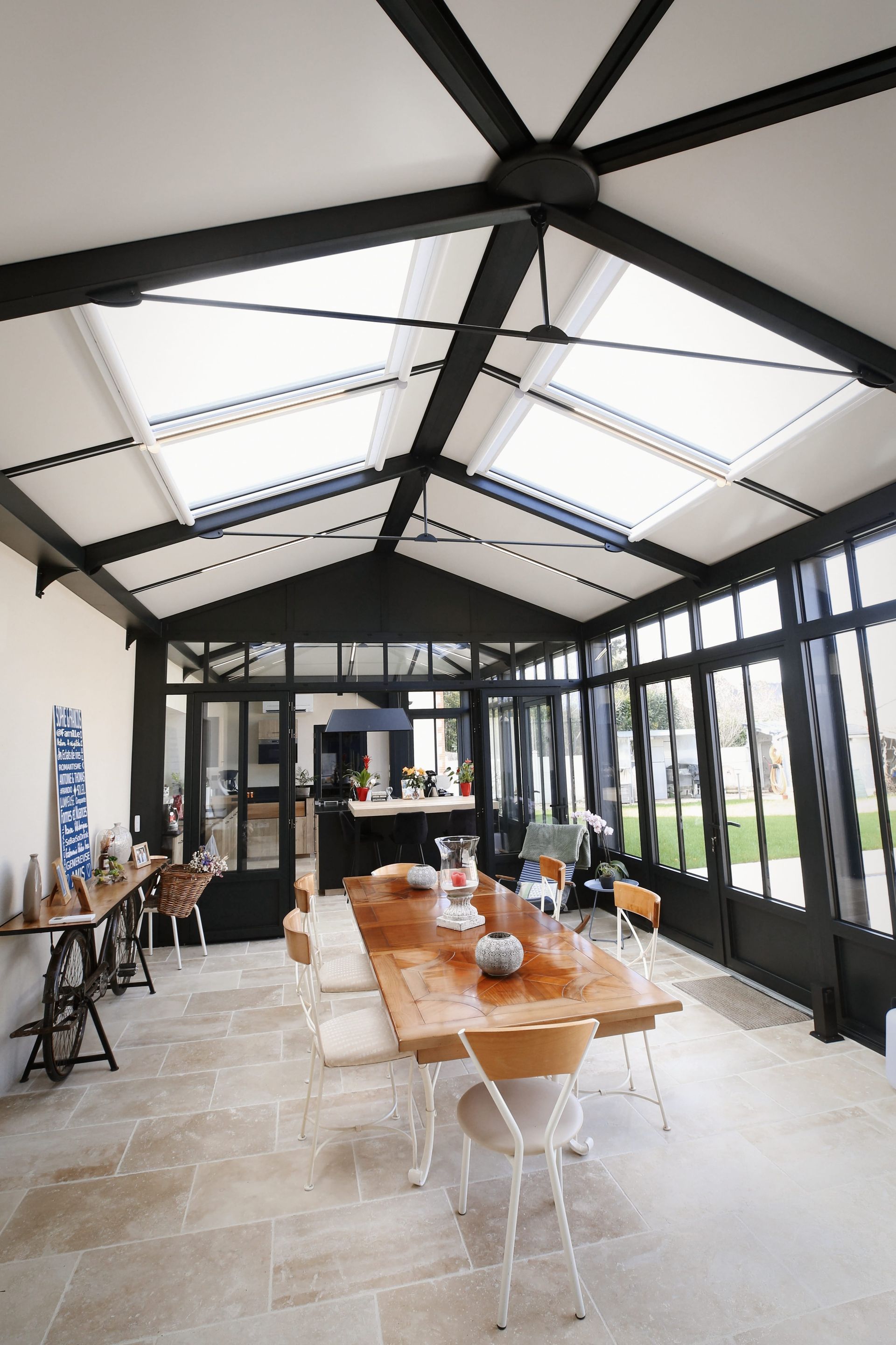 Store Skysol anti-chaleur pour puits de lumière au Havre