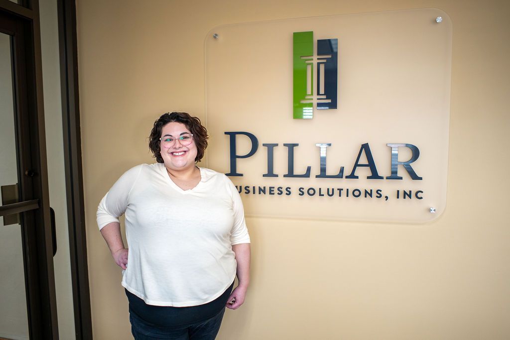 Woman stands in front of a