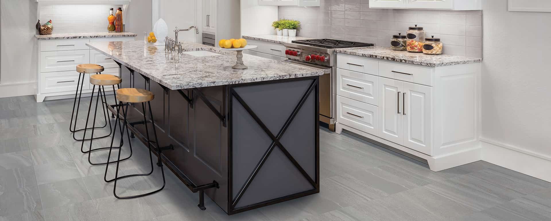 Kitchen with Granite Countertops — Kauai, HI — Pacific Tile Imports