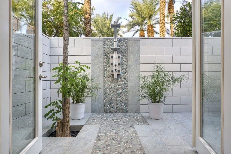 Outdoor Shower — Kauai, HI — Pacific Tile Imports
