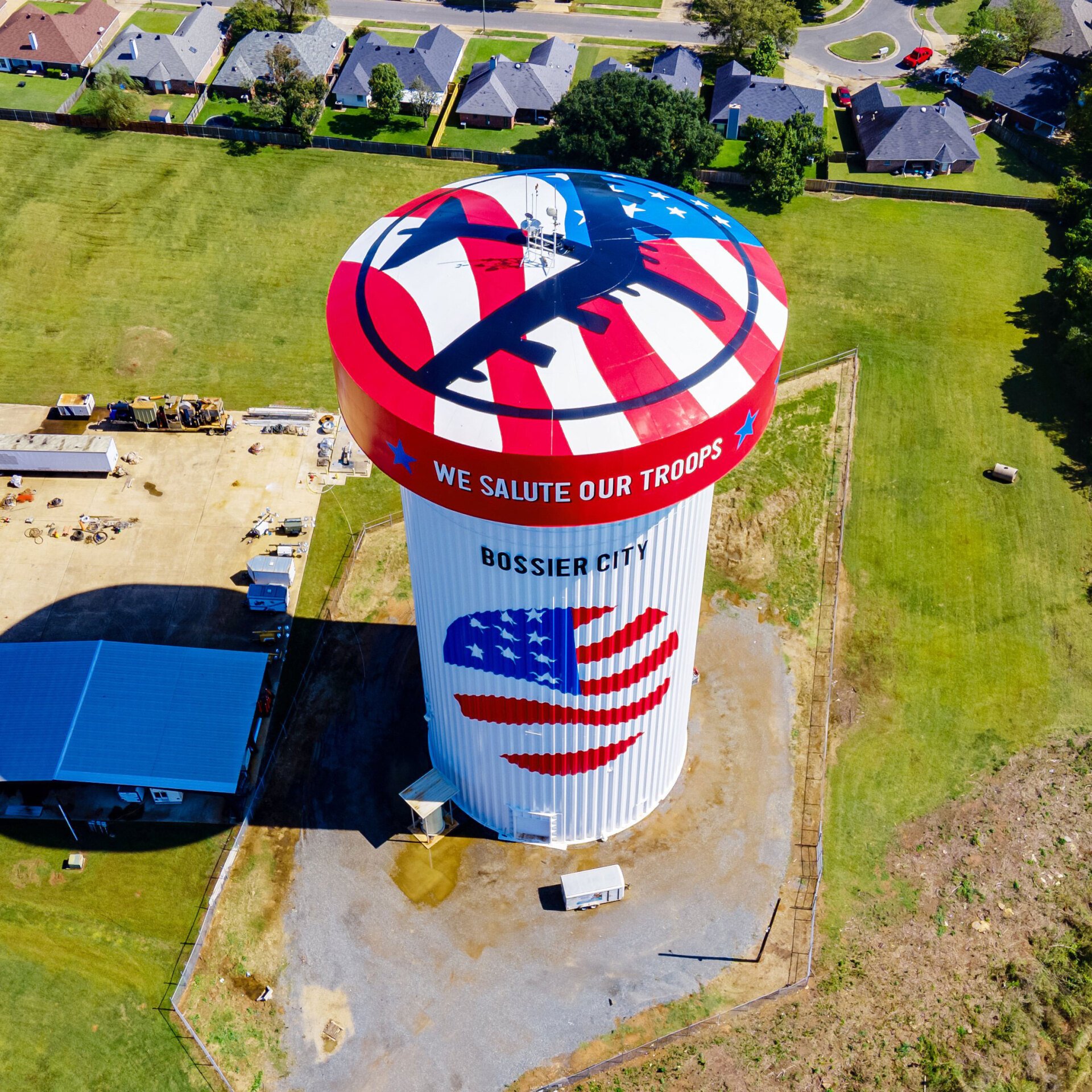 Midwest Region Water Tower Art