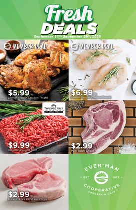 Fresh Deals Flyer Featuring Meat Products