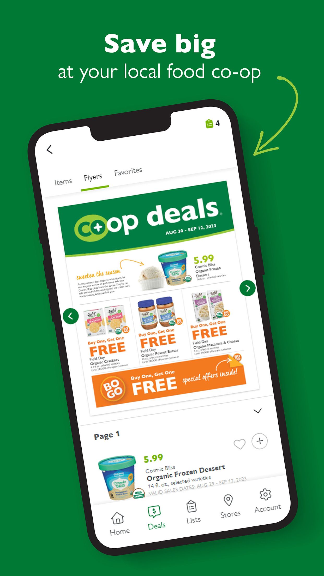 Ever'man Cooperative Grocery & Cafe Mobile App Instructions - 2