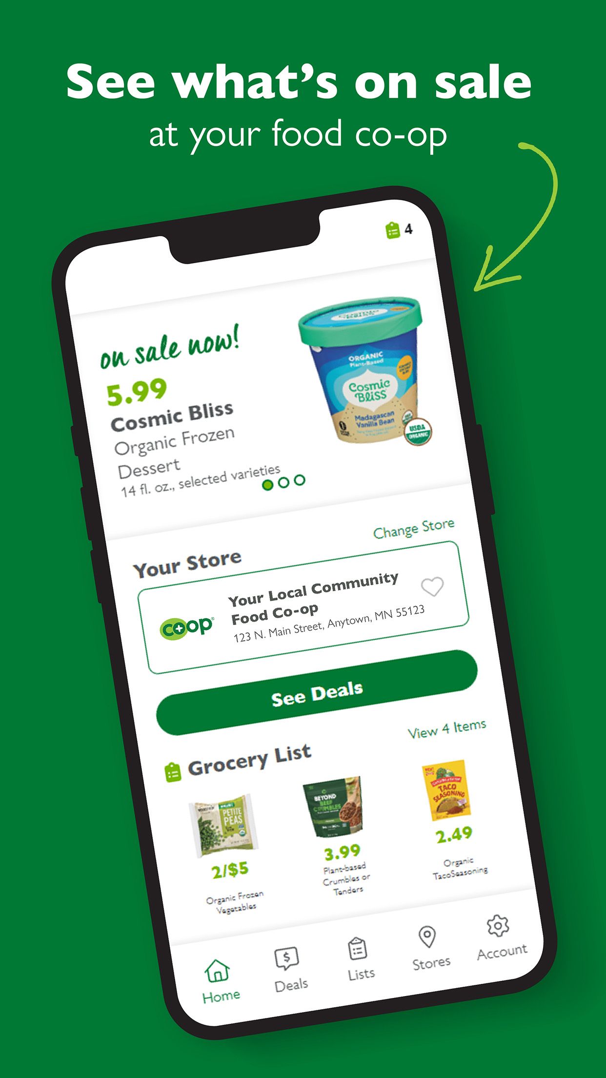Ever'man Cooperative Grocery & Cafe Mobile App Instructions - 4