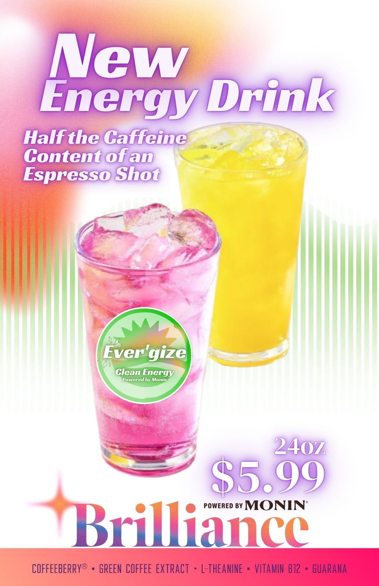 New Energy Drink Flyer