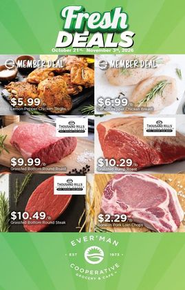 Fresh Deals Flyer Featuring Meat Products