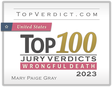 TopVerdict.com Top 100 jury verdicts for wrongful death, United States, 2023, by Mary Paige Gray