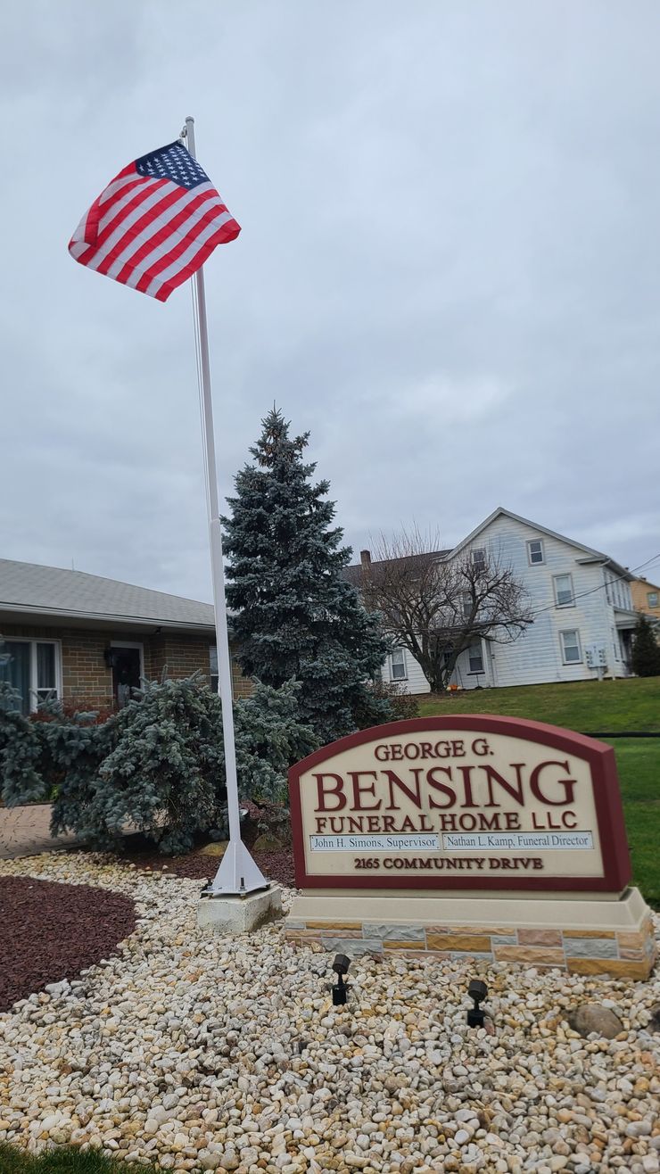Our Location G. Bensing Funeral Home, LLC