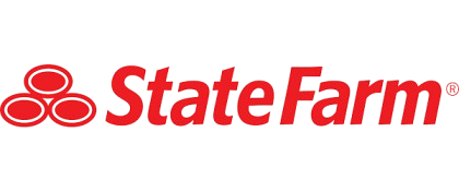 State Farm logo in red on a white background