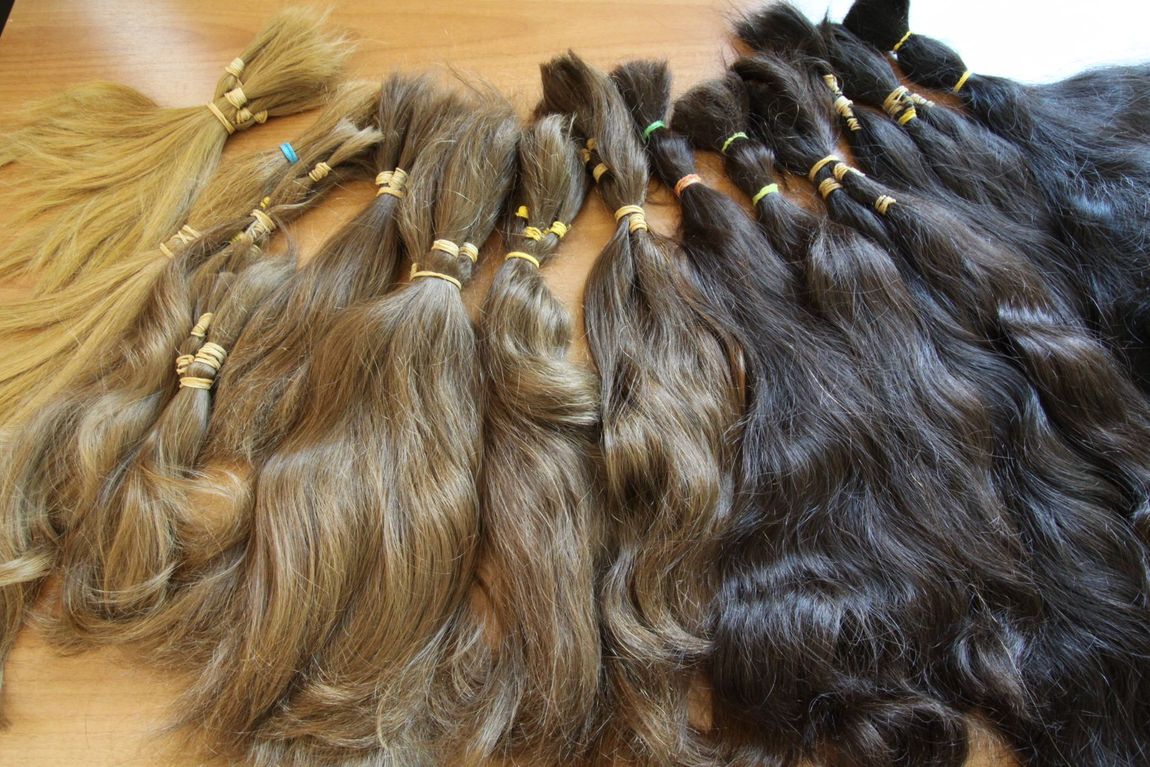 trecce e code capelli veri varie tonalità