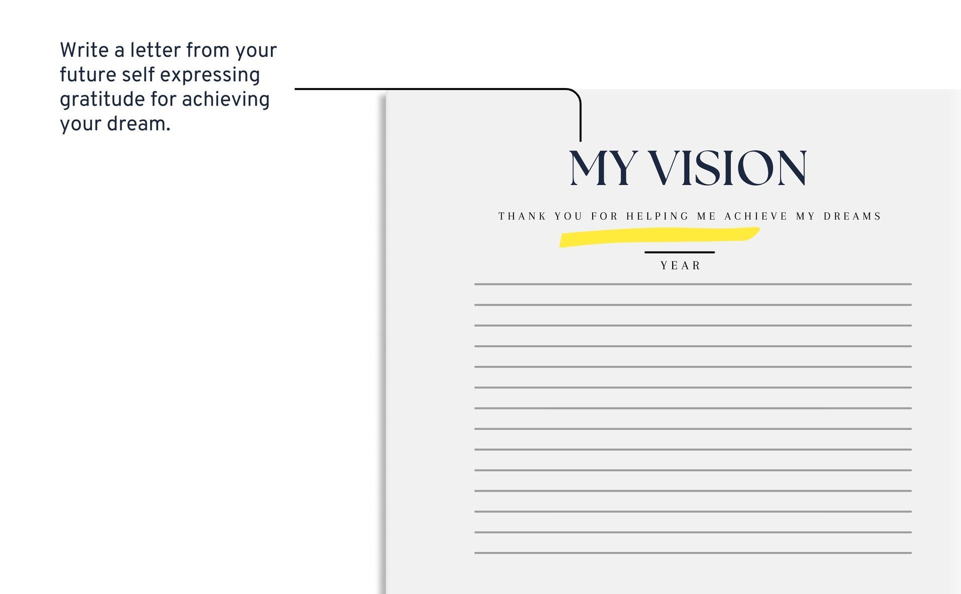 unlimited daily gratitude journal diary for women vision