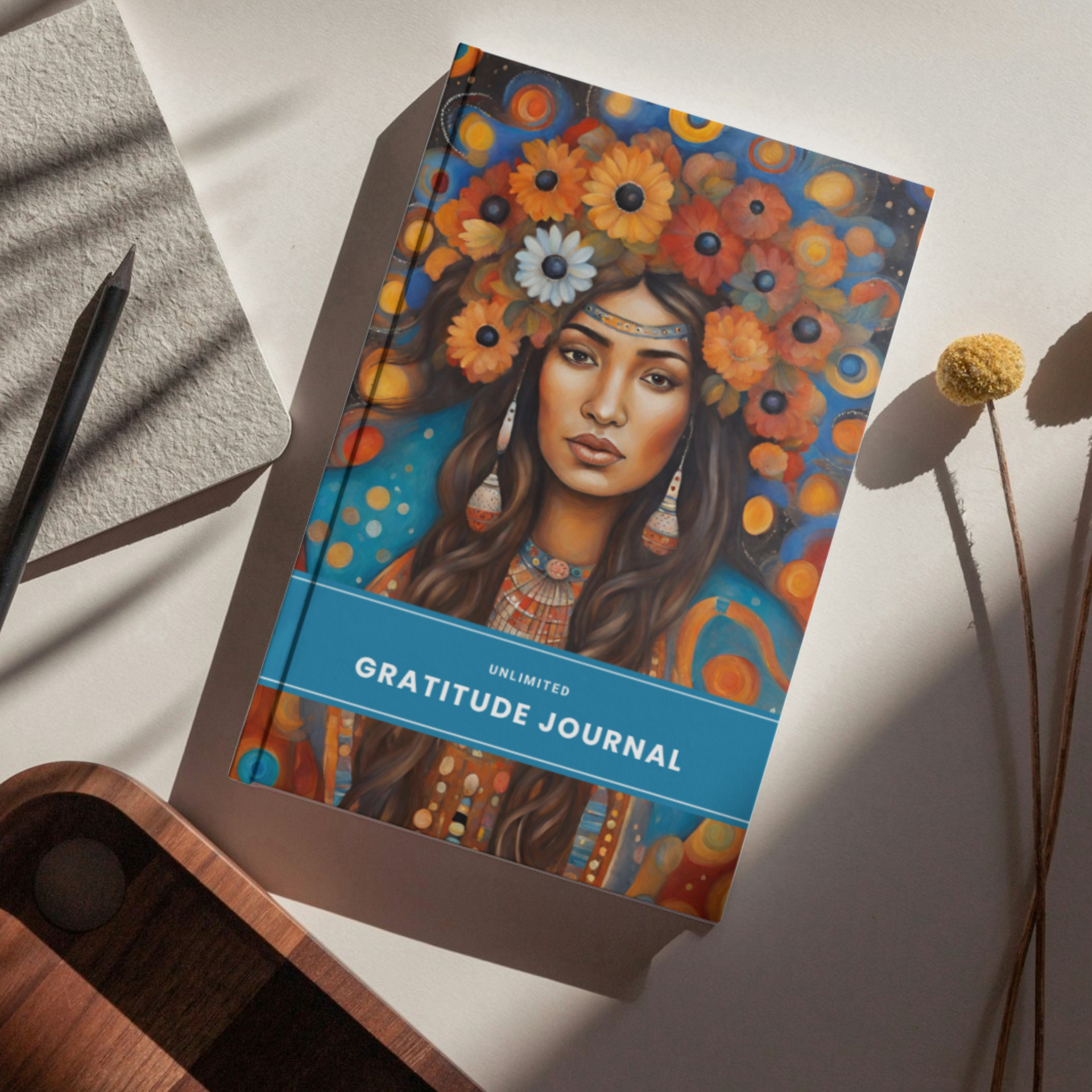 unlimited daily gratitude journal diary for women aquamarine