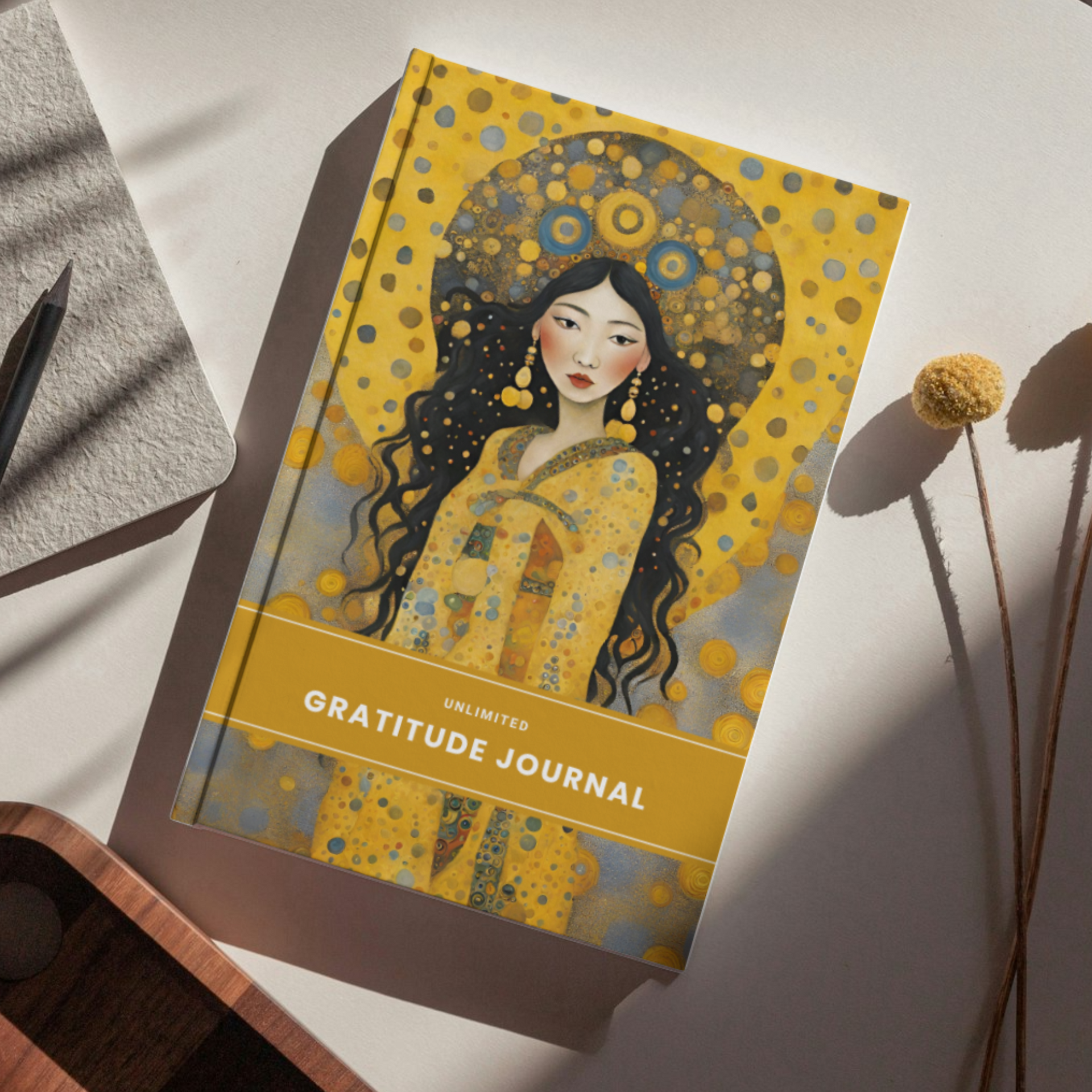 unlimited daily gratitude journal diary for women yellow