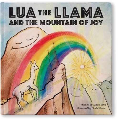 A book called lua the llama and the mountain of joy