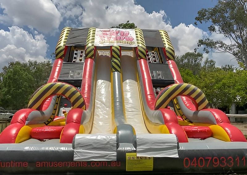 A Large Inflatable Slide — Fun Time Amusements in Gracemere, QLD