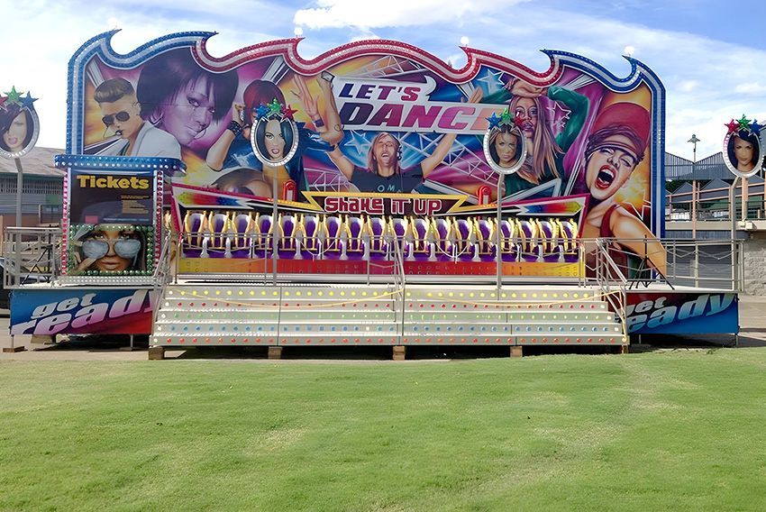 A Carnival Ride That Says Let's Dance on It — Fun Time Amusements in Gracemere, QLD