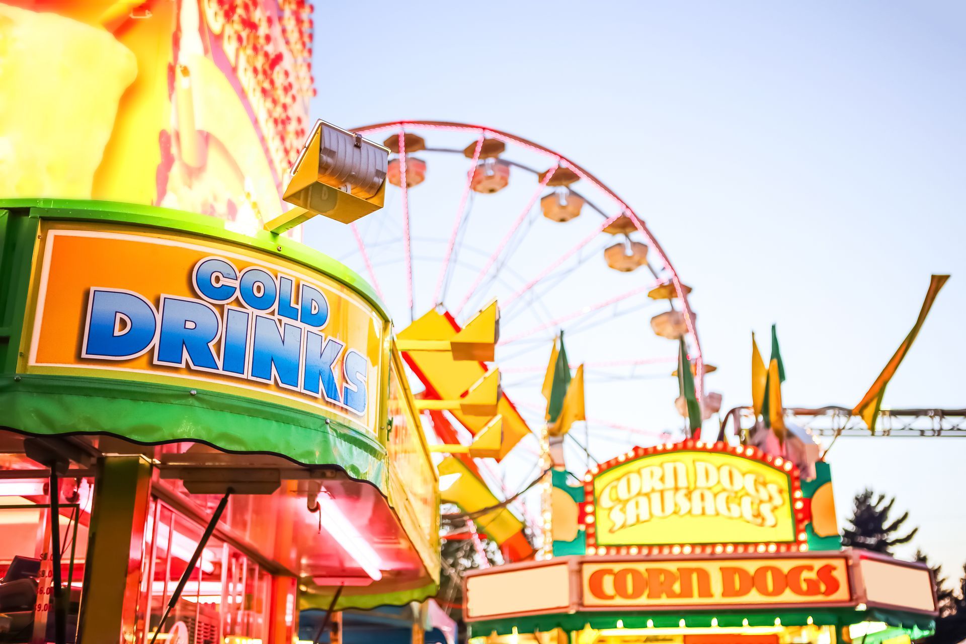A Carnival Ride is Sitting on Top of a Trailer in a Park — Fun Time Amusements in Hervey Bay, QLD