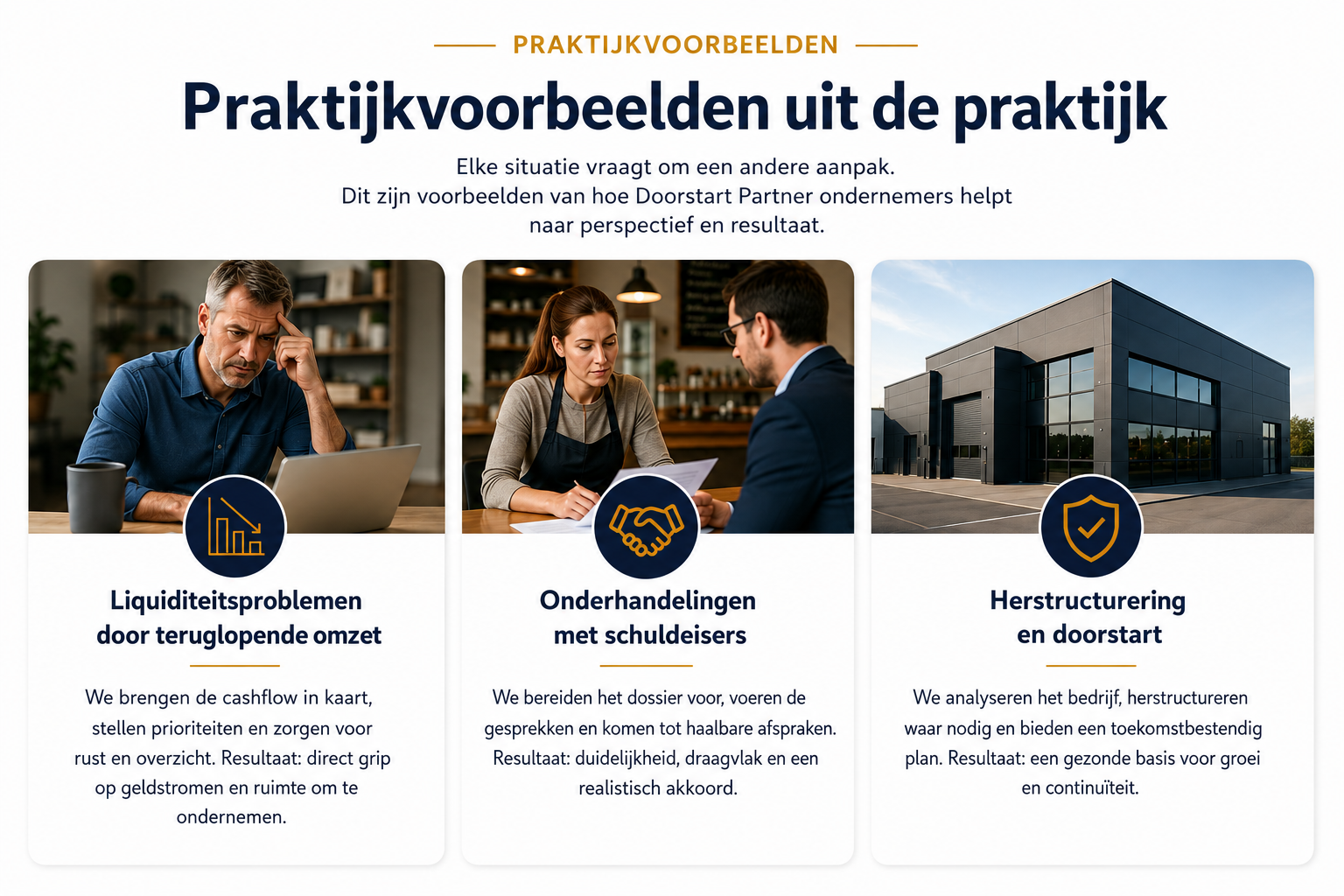 Praktijkvoorbeelden Doorstartpartner