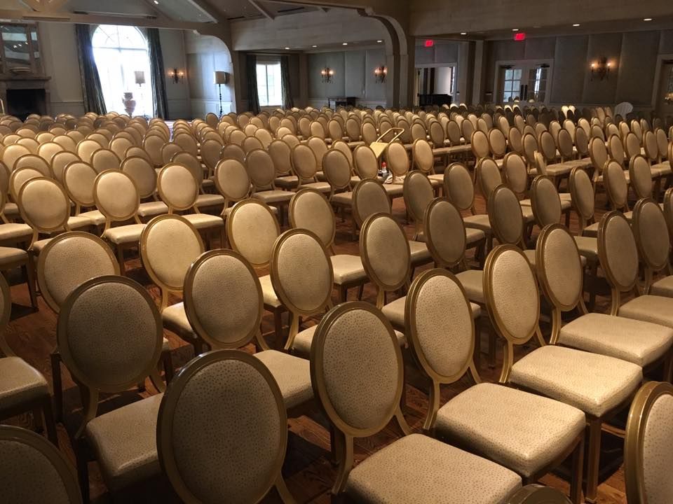 Carpet Master of Tulsa - Rows of chairs are lined up in a large room